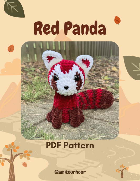 Red Panda - PATTERN ONLY