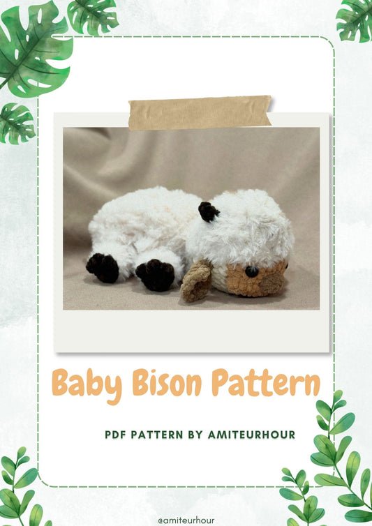 Baby Bison - PATTERN ONLY